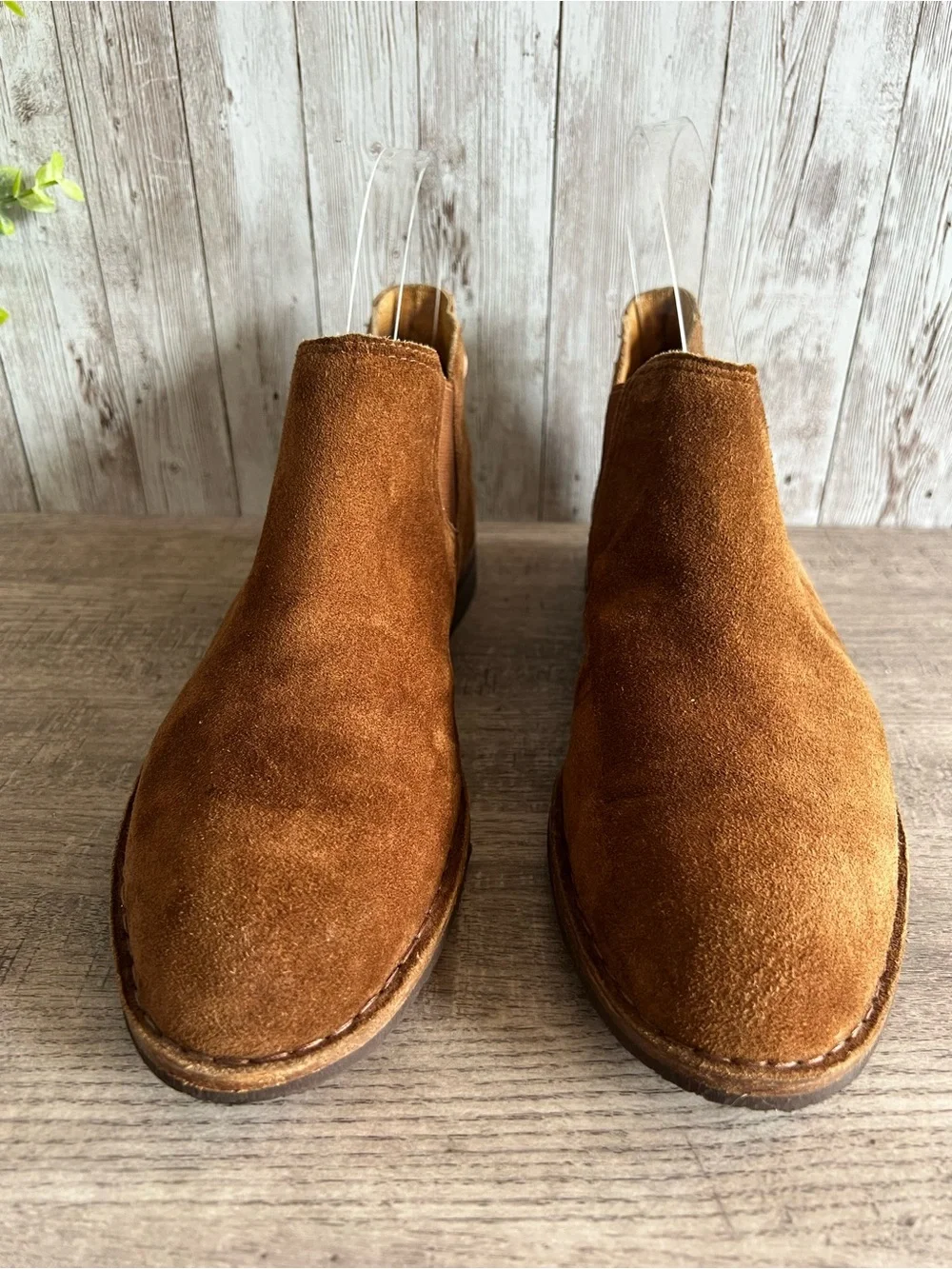 Trask Allison Women's Brown Suede Chelsea Boots Fall Classic Size 8.5